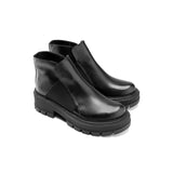 Bold Chunky Chelsea Boots - Black - Crestshoes