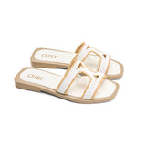 Chic Spark Slide - Beige - Crestshoes