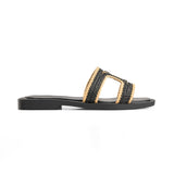 Chic Spark Slide - Black - Crestshoes