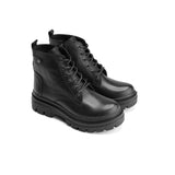 Contemporary Black Leather Boots - Crestshoes