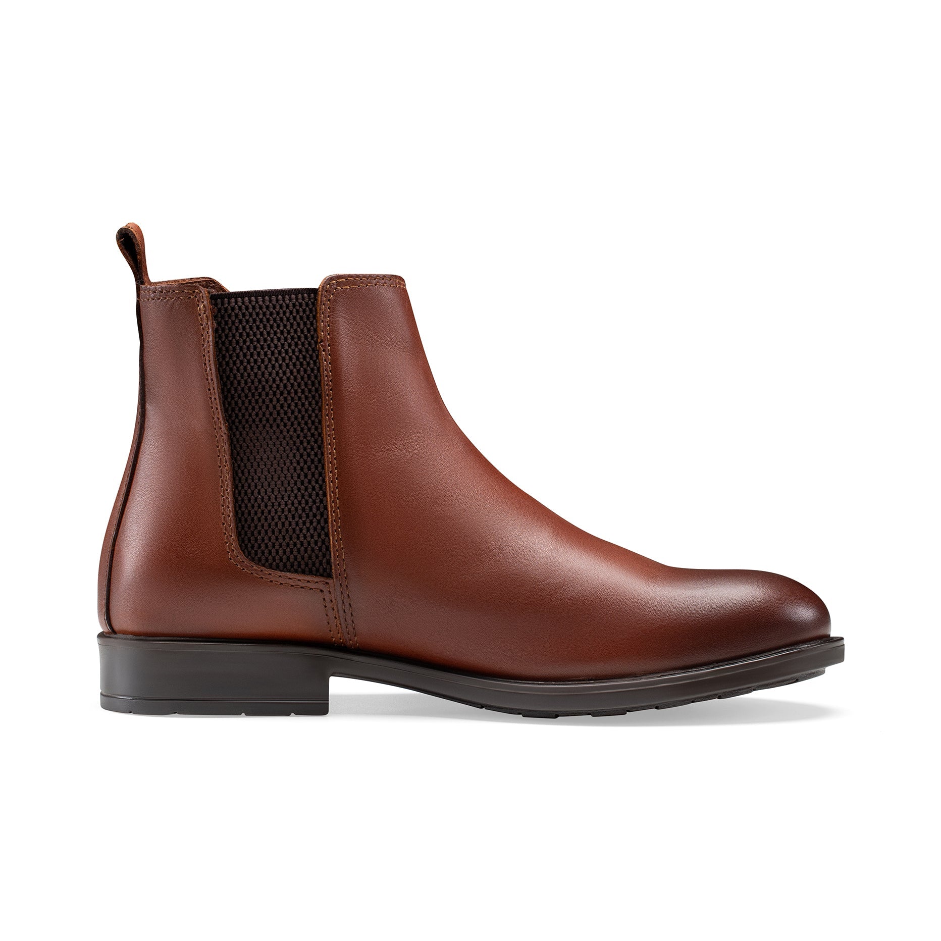 CREST™ Genuine Leather Chelsea Half Boot | Hazel - Crestshoes