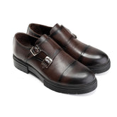 DOBLE MONK HEBILLA | Brown - Crestshoes