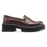 DRIES VAN NOTEN Leather Loafers In Tan | Brown - Crestshoes