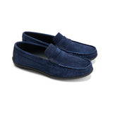 Elegance in Leather - Navy Blue - Crestshoes