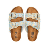Glow Up Slides - Baby Blue - Crestshoes