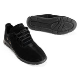Lace - Up Snicker | Black - Crestshoes