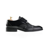 Leather Luxe: Step into Style - Black - Crestshoes