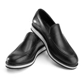 Modern Luxury Loafers - Black - Crestshoes