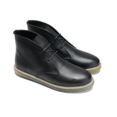Polished Black Leather Boot - Crestshoes