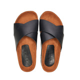 Pure Leather Slip - On - Black - Crestshoes