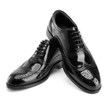 Refined Patent Elegance - Crestshoes