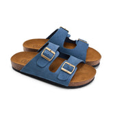 Relax Buckle Slide - Blue - Crestshoes