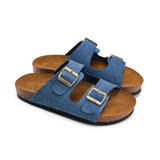 Relax Buckle Slide - Blue - Crestshoes