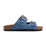 Relax Buckle Slide - Blue - Crestshoes
