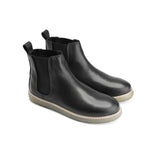 Sharp Black Cap - Toe Leather Boot - Crestshoes
