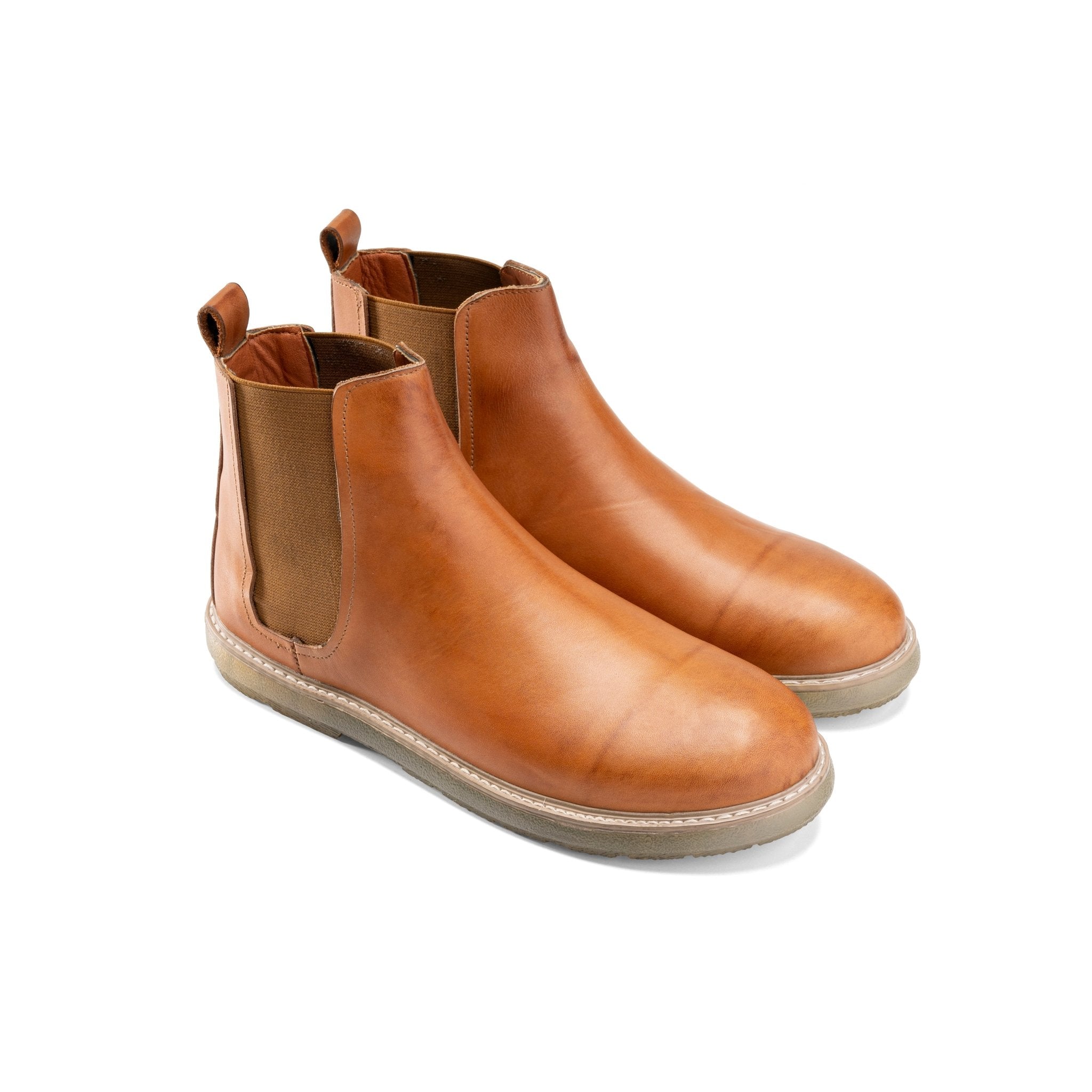 Sharp Havan Cap - Toe Leather Boot - Crestshoes