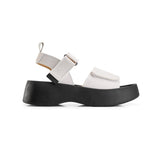 Shine Walk Sandals - White - Crestshoes