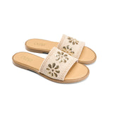 Summer Glow Slides - Beige - Crestshoes