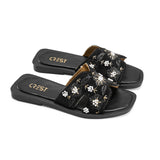 Sunset Strolls - Black - Crestshoes