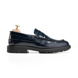 Timeless College Loafers - Navy Blue - Crestshoes