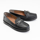 Women Comfy Moccasins - Black - Crestshoes