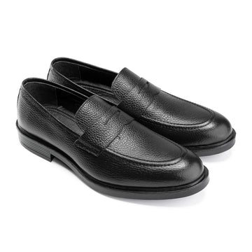 Perry leather penny loafers | Black