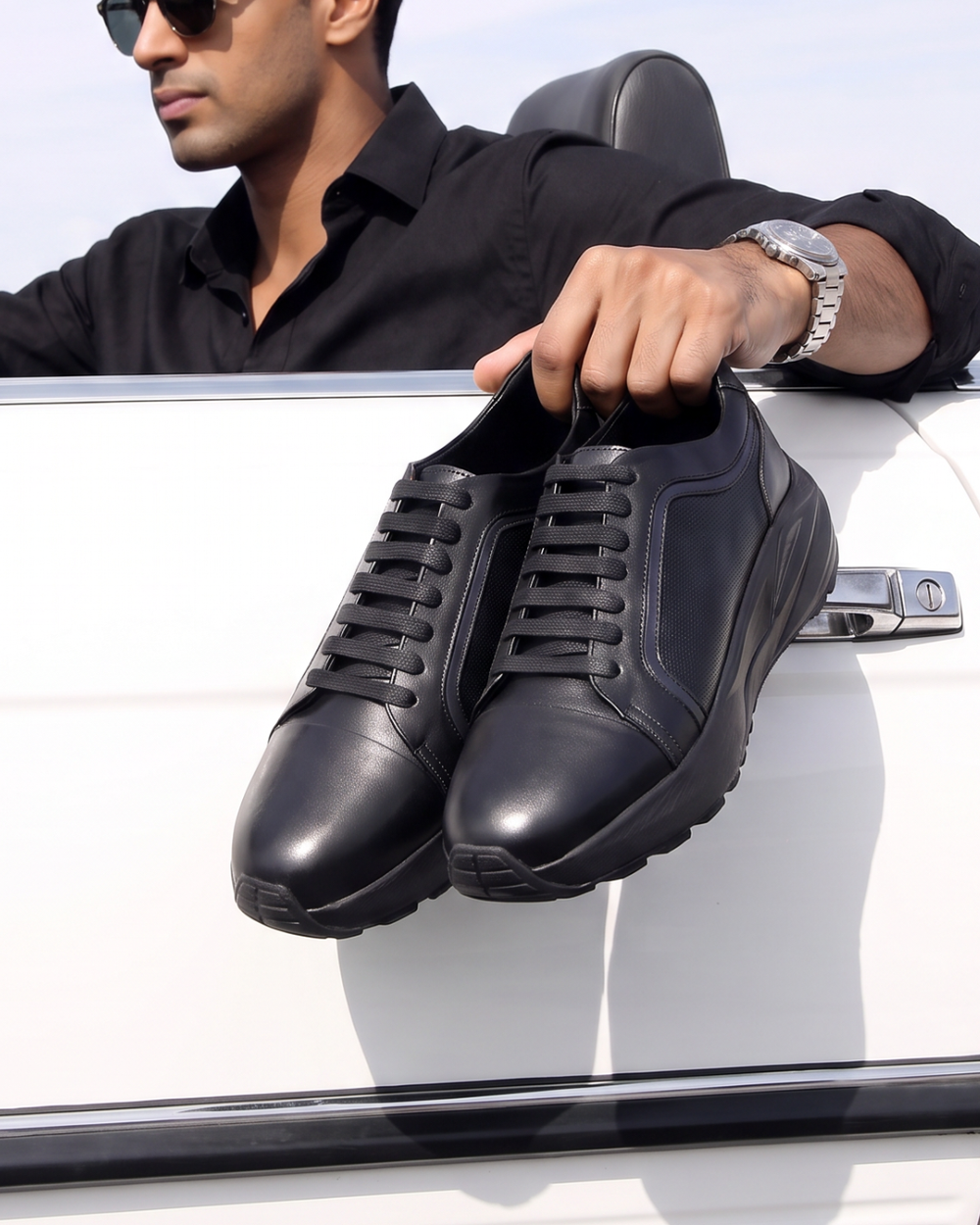 StreetCore Leather Sneakers