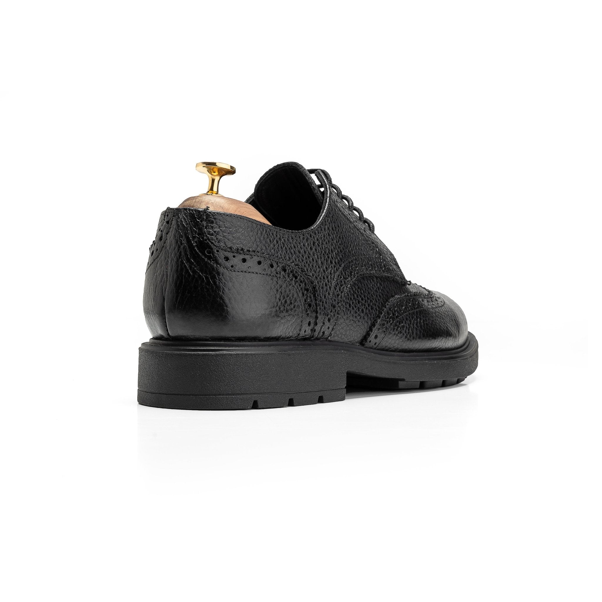 Apron Goodyear Derby - Black - Crestshoes
