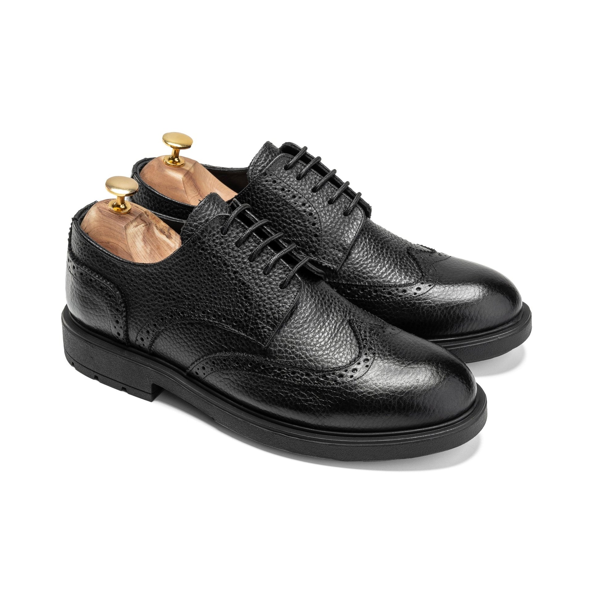 Apron Goodyear Derby - Black - Crestshoes