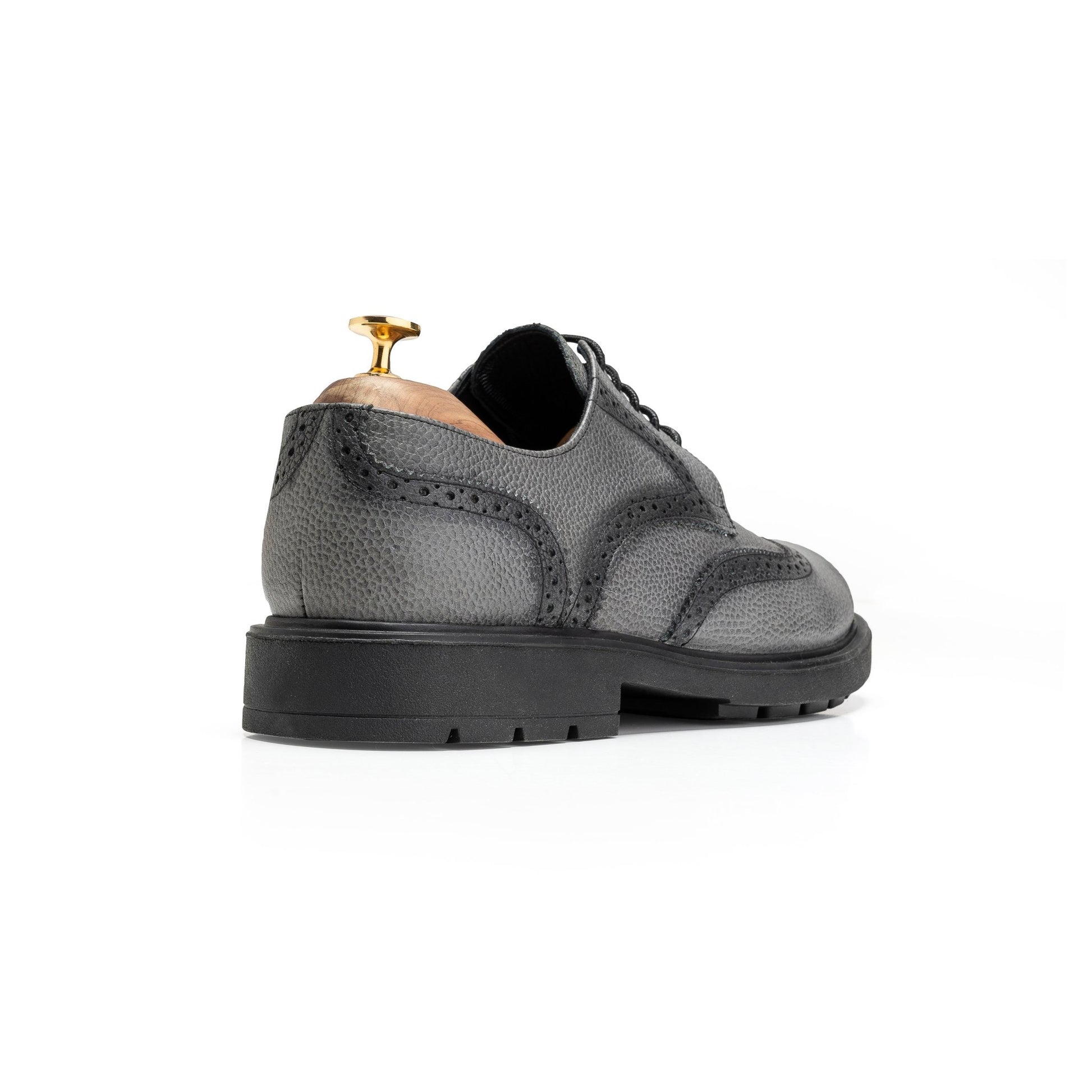 Apron Goodyear Derby - Gray - Crestshoes