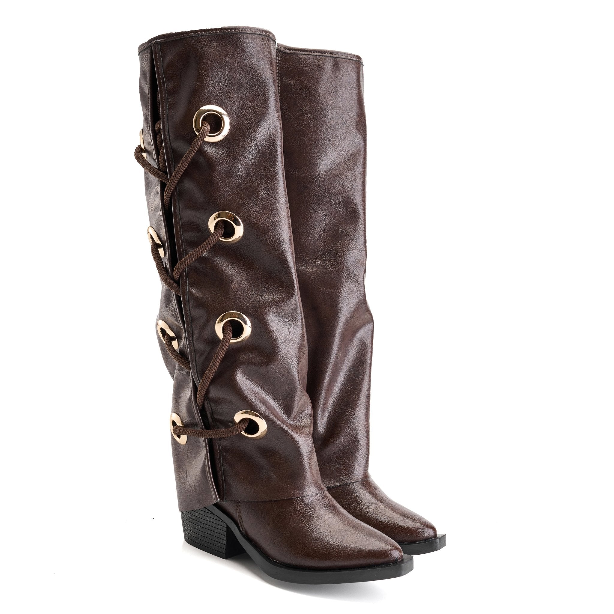 Ava Urban Leather Boots - Crestshoes