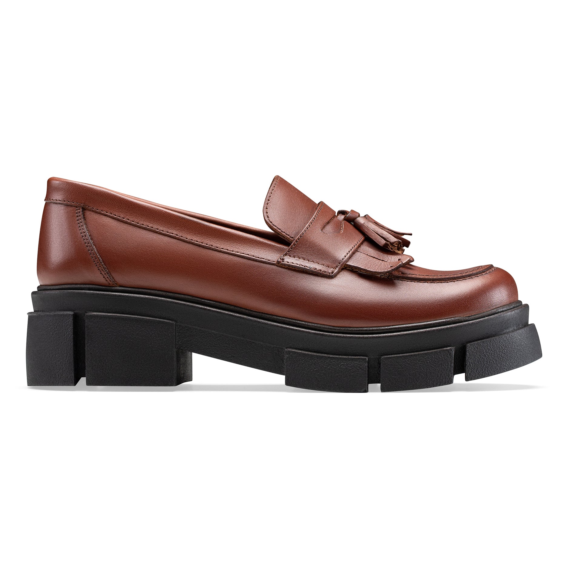 Beckett | Women Brogue Loafers Hazel - Crestshoes