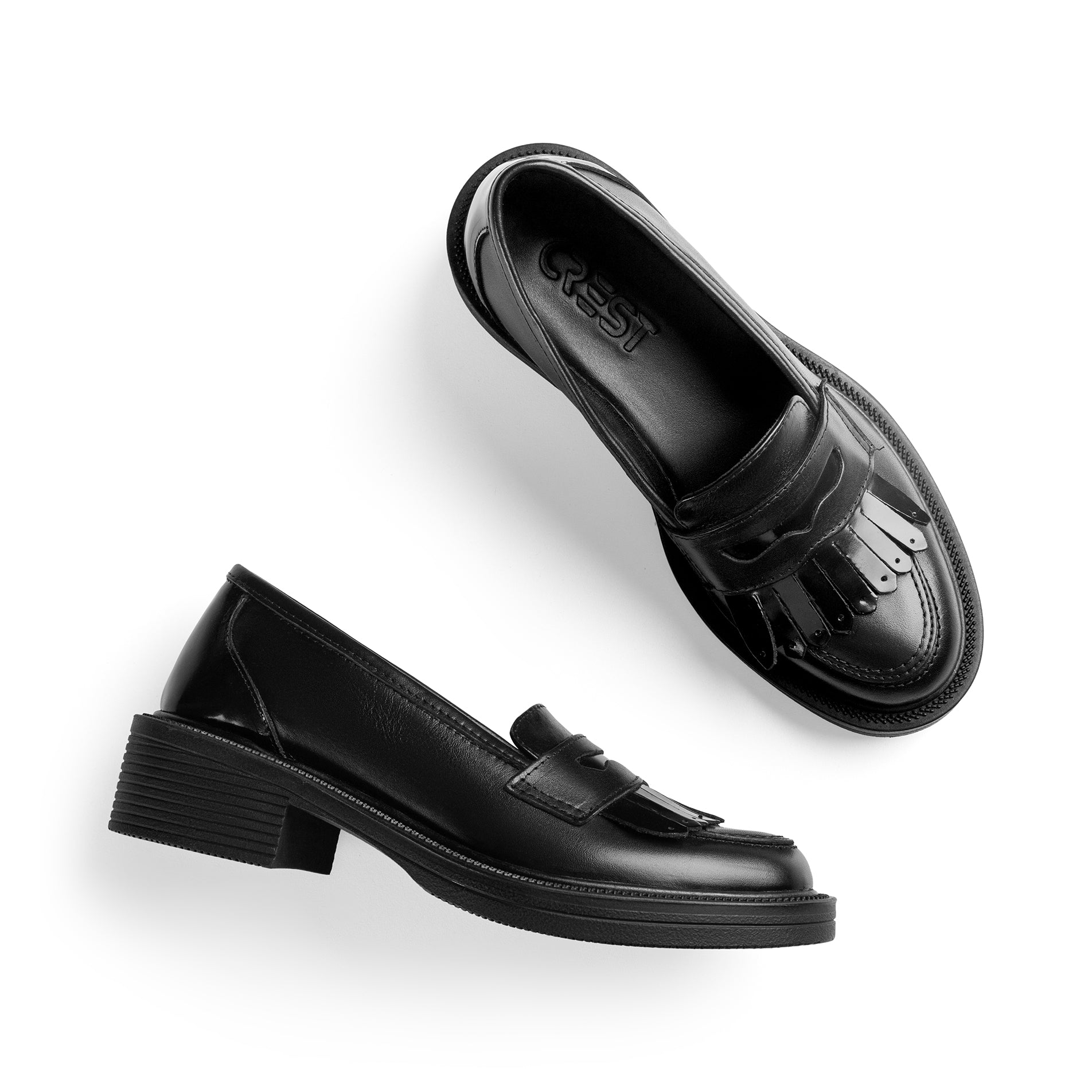 Beckett | Women College | Black - Crestshoes
