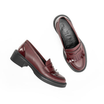 Beckett | Women College | Burgandy - Crestshoes