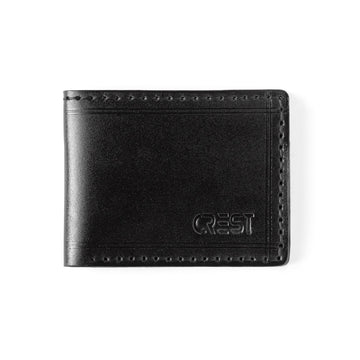 Black Genuine Leather Wallet - Crestshoes