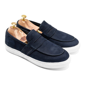 Blue Opulence Slip - Ons - Crestshoes