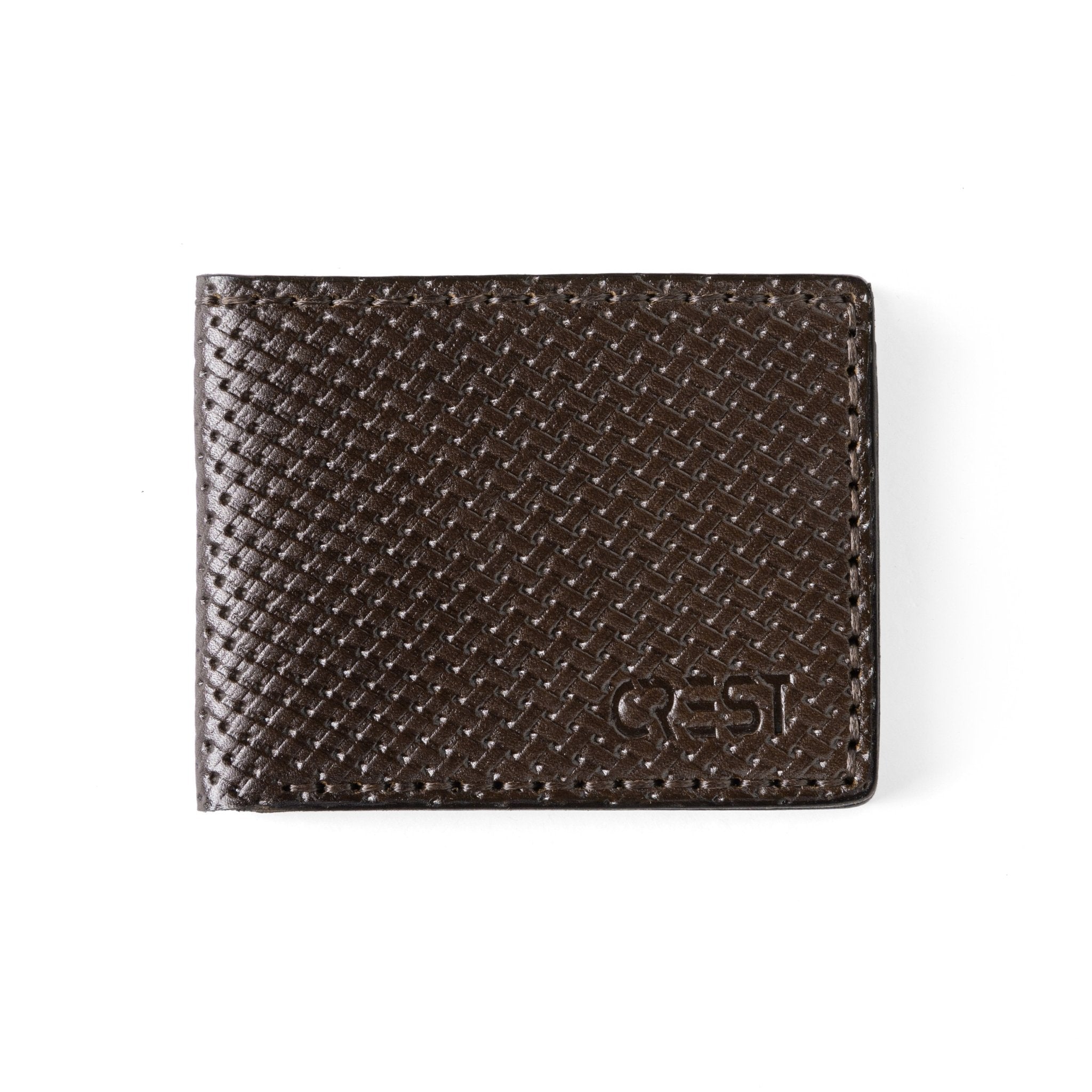 Brown Genuine Leather Wallet - Crestshoes