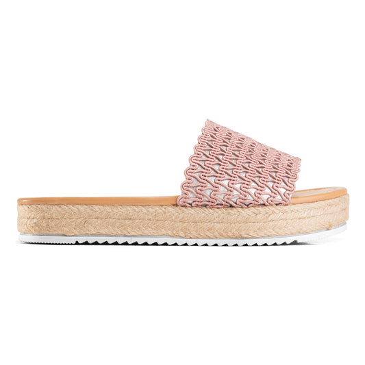 Burlap Platform Sandals - Kashmir