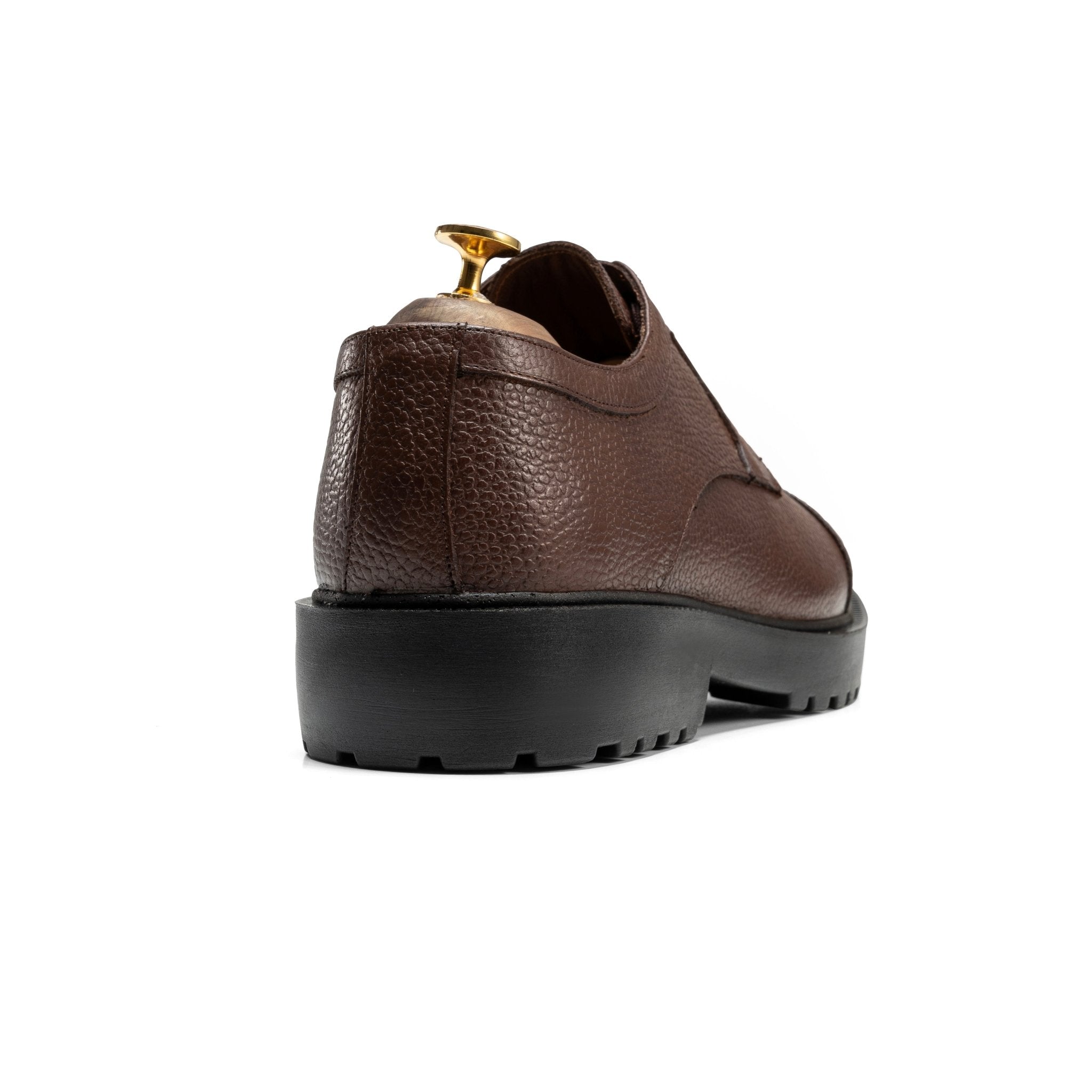 Cap Toe Formal Derbys - Brown - Crestshoes