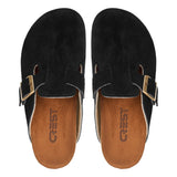 Chic Cowhide Slide - Crestshoes