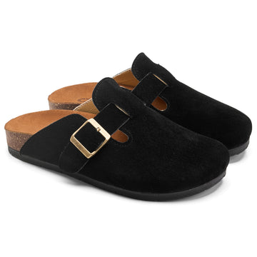 Chic Cowhide Slide - Crestshoes