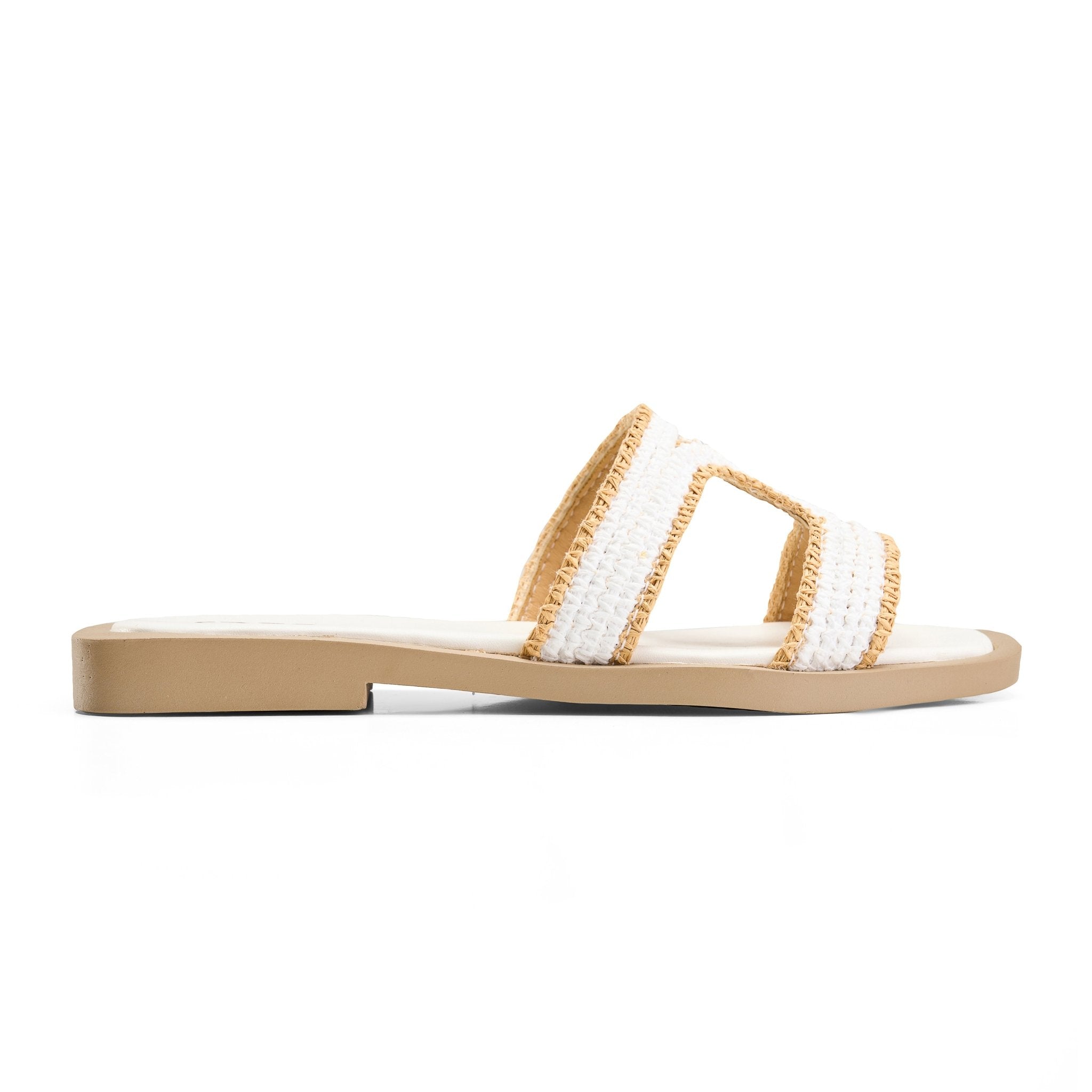 Chic Spark Slide - Beige - Crestshoes