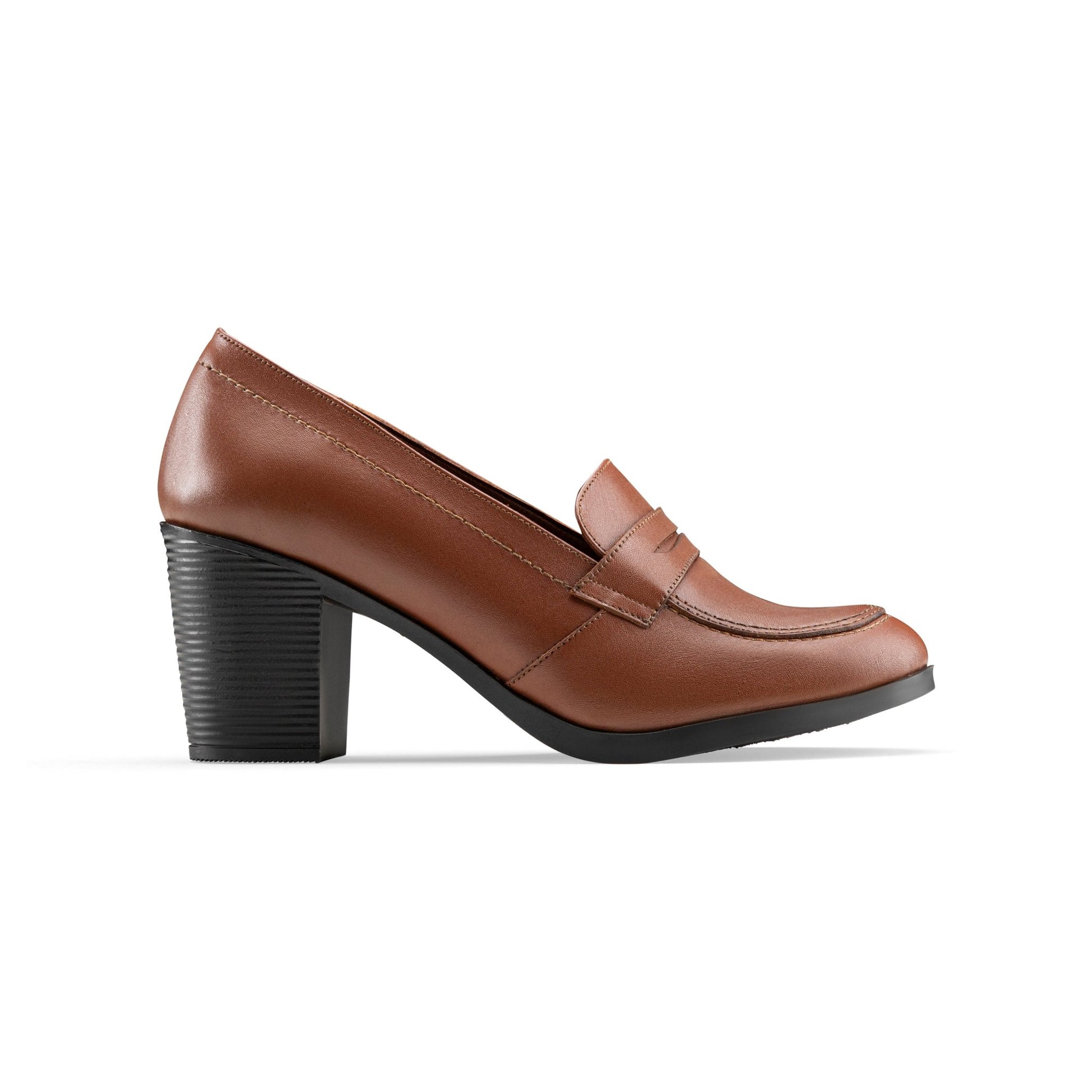 College Heel | Brown - Crestshoes