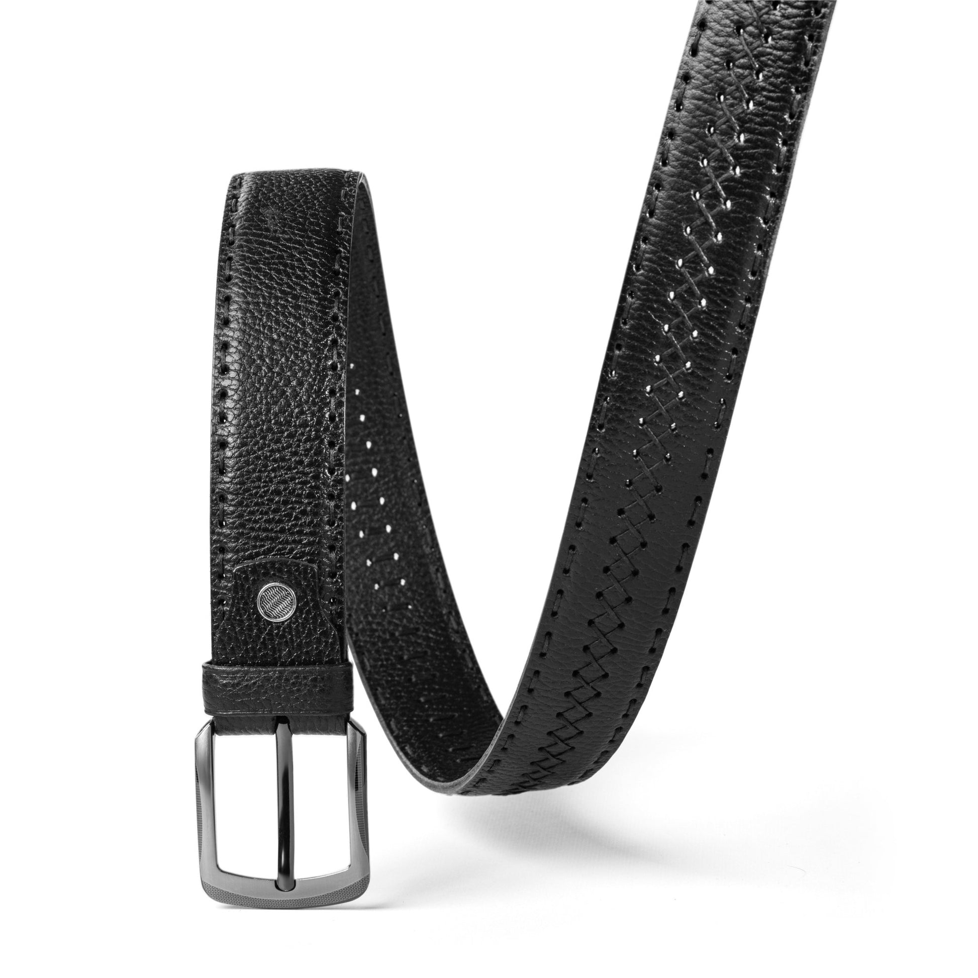 CREST™ Black crocodile Casual belt - Crestshoes