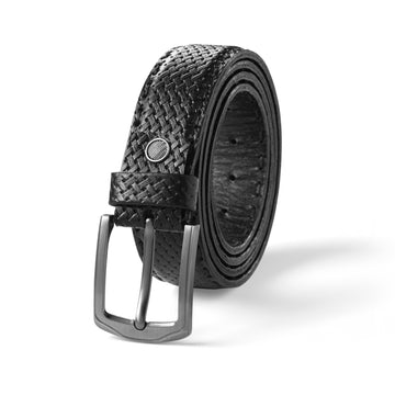 CREST™ Black mg classic belt - Crestshoes