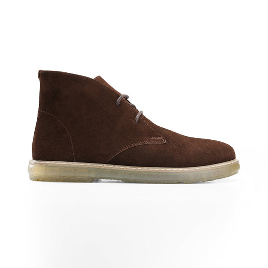 CREST™ Brown Split Suede Chukka Boots Plain Toe