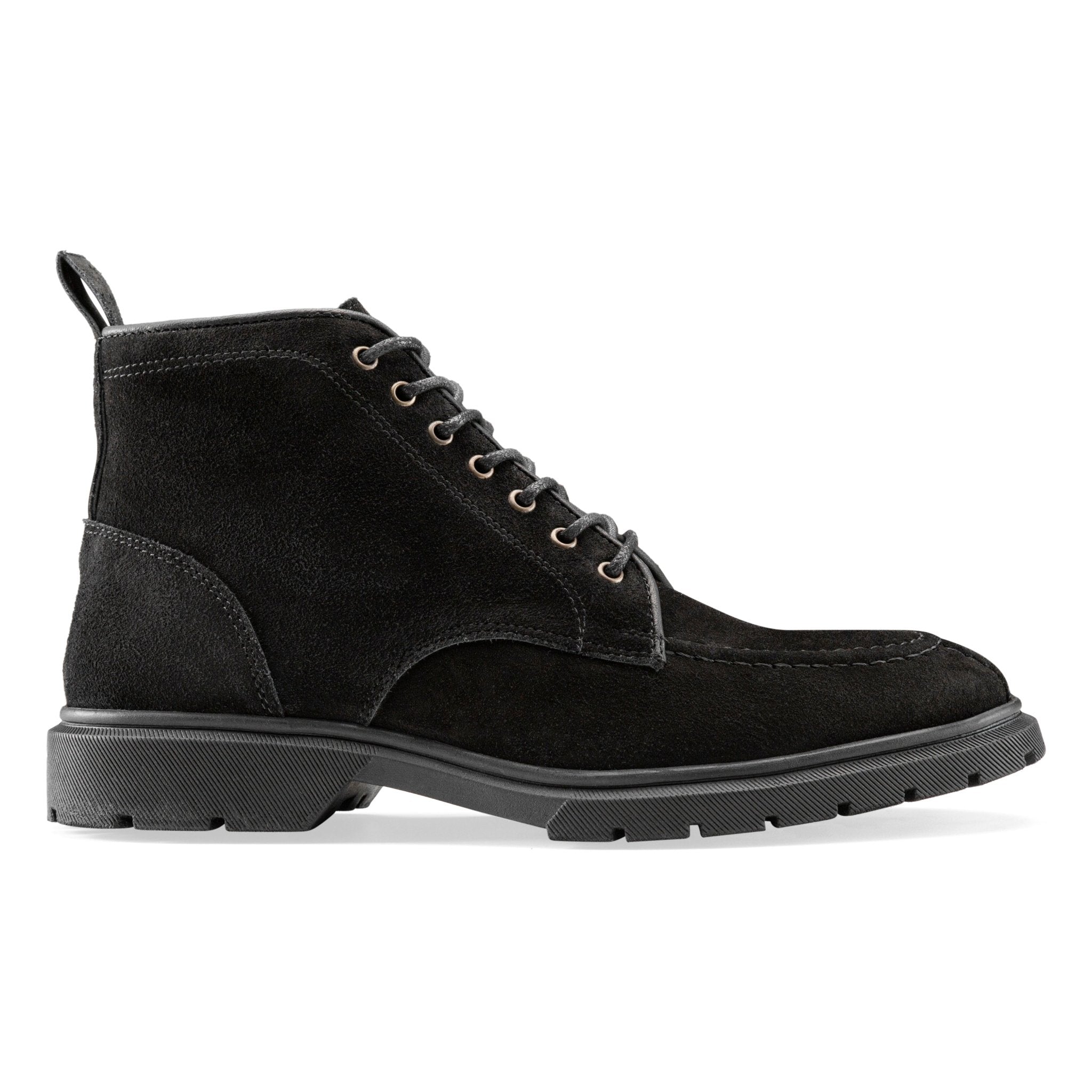 CREST™ Halfboot Genuine Suede | Black - Crestshoes