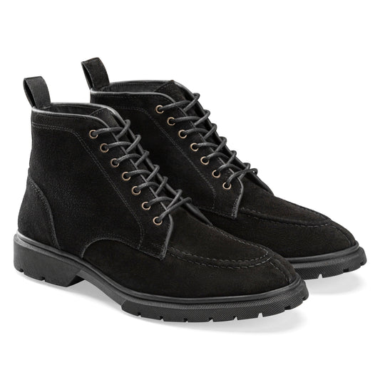 CREST™ Halfboot Genuine Suede | Black