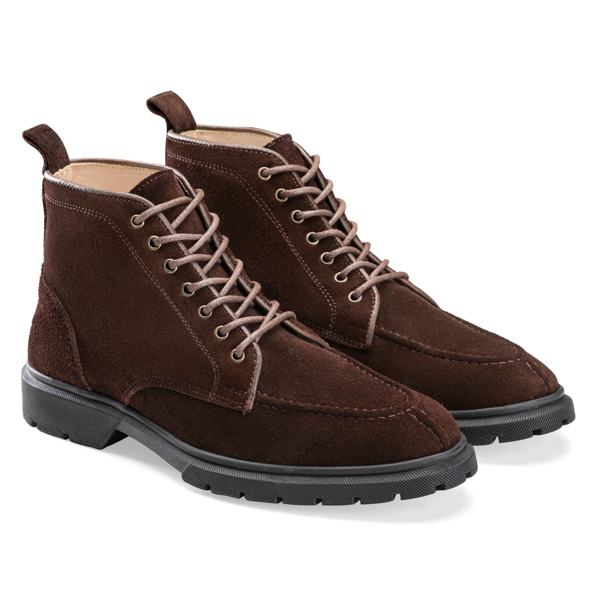 CREST™ Halfboot Genuine Suede | Brown - Crestshoes