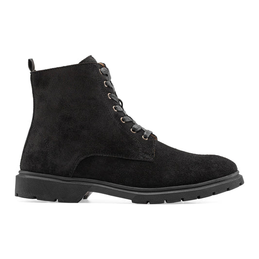 CREST™ Halfboot Plain Genuine Suede | Black